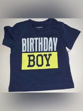 NEW Carter's Birthday Boy baby 3 months t-shirt